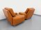 Vintage Leather Lounge Chairs, 1970s, Set of 2, Image 4