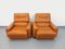 Vintage Leather Lounge Chairs, 1970s, Set of 2 1