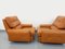 Vintage Leather Lounge Chairs, 1970s, Set of 2 6