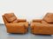 Vintage Leather Lounge Chairs, 1970s, Set of 2, Image 6
