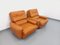 Vintage Leather Lounge Chairs, 1970s, Set of 2 26
