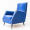 Vintage Blue Armchairs, 1950s, Set of 2, Image 9