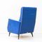 Vintage Blue Armchairs, 1950s, Set of 2 13