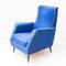 Blaue Vintage Sessel, 1950er, 2er Set 10