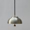 Aluminum and Brass Chandelier by Oscar Torlasco for Lumi, 1960s 1