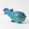 Figura de hipopótamo italiana Rimini azul de Italica Ars, años 60, Imagen 6