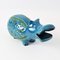 Figurine Hippopotame Rimini Bleu de Italica Ars, Italie, 1960s 2