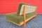 Sofá cama vintage en verde musgo, años 60, Imagen 13