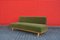 Sofá cama vintage en verde musgo, años 60, Imagen 1