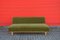 Sofá cama vintage en verde musgo, años 60, Imagen 4