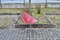 Vintage Leather Chair in Cherry Red 20