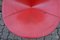 Sedia vintage in pelle rossa ciliegia, Immagine 18