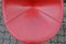 Silla vintage de cuero en rojo cereza, Imagen 8