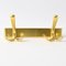 Mid-Century Gold Anodized Aluminium Wall Coat Rack, 1960s, Image 2