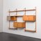 Vintage Bahus Three-Bay Teak Wall Unit by Poul Cadovius for Gustav, 1960s 22