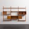 Vintage Bahus Three-Bay Teak Wall Unit by Poul Cadovius for Gustav, 1960s 4