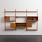 Vintage Bahus Three-Bay Teak Wall Unit by Poul Cadovius for Gustav, 1960s, Image 4