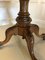 Antique Victorian Oval Burr Walnut Dining Table, 1860s, Image 4