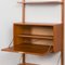 Dänisches Mid-Century Wandregal mit Barschrank von Poul Cadovius, 1960er 8