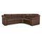 Himolla BPW Leather Corner Sofa in Brown, Image 1