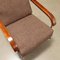 Vintage Rationalist Armchair in Wood and Fabric, 1940s 9