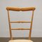 Vintage Chairs in Leatherette and Wood, 1950s, Set of 5 5