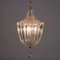 Vintage Lampe aus Glas & Messing, Italien, 1960er 2