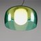 Vintage Ceiling Lamp in Aluminium and Glass, Italy, 1960s 2