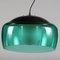 Vintage Ceiling Lamp in Aluminium and Glass, Italy, 1960s, Image 3