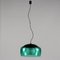Vintage Ceiling Lamp in Aluminium and Glass, Italy, 1960s, Image 1