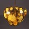 Vintage Lamp in Brass and Blown Glass from Vistosi, 1970s, Image 5