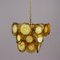 Vintage Lamp in Brass and Blown Glass from Vistosi, 1970s, Image 6