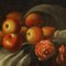 Still Life of Fruit and Mushrooms, Oil on Canvas, Framed, Image 4