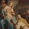 Venezianischer Schulkünstler, Anbetung der Heiligen Drei Könige, Ende 1700, Öl auf Leinwand, Gerahmt 3