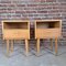 Vintage Danish Nightstands in Oak, 1960, Set of 2 1