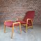 Vintage Danish Lounge Chair with Footrest by Alf Svensson, 1960, Set of 2 3