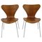 Sedie serie 7 in pino di Fritz Hansen, Danimarca, anni '70, set di 6, Immagine 1