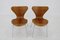 Series 7 Chairs in Pine from Fritz Hansen, Denmark, 1970s, Set of 6, Image 3