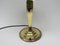 Vintage Art Deco French Table Lamp in Brass 8
