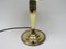 Vintage Art Deco French Table Lamp in Brass, Image 8