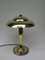 Vintage Art Deco French Table Lamp in Brass, Image 1