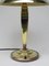 Vintage Art Deco French Table Lamp in Brass, Image 3