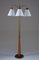 Lámpara de pie sueca moderna de latón, años 40, Imagen 3
