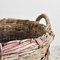 Large Antique Champagne Harvest Log Basket, 1920s, Image 4