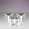 Tony Modular Stacking Tables by Porada Arredi, Italy, 1970s, Set of 3 2