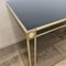 Black Lacquered Credenza with Brass Details, 1980 5