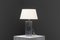 Lámpara de mesa minimalista de acero, Francia, años 70, Imagen 7