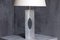 Lámpara de mesa minimalista de acero, Francia, años 70, Imagen 6