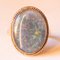 Vintage 14k Yellow Gold Triplet Opal Ring, 1960s, Image 1