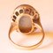 Vintage 14 Karat Gelbgold Ring mit Triplett-Opal, 1960er 4